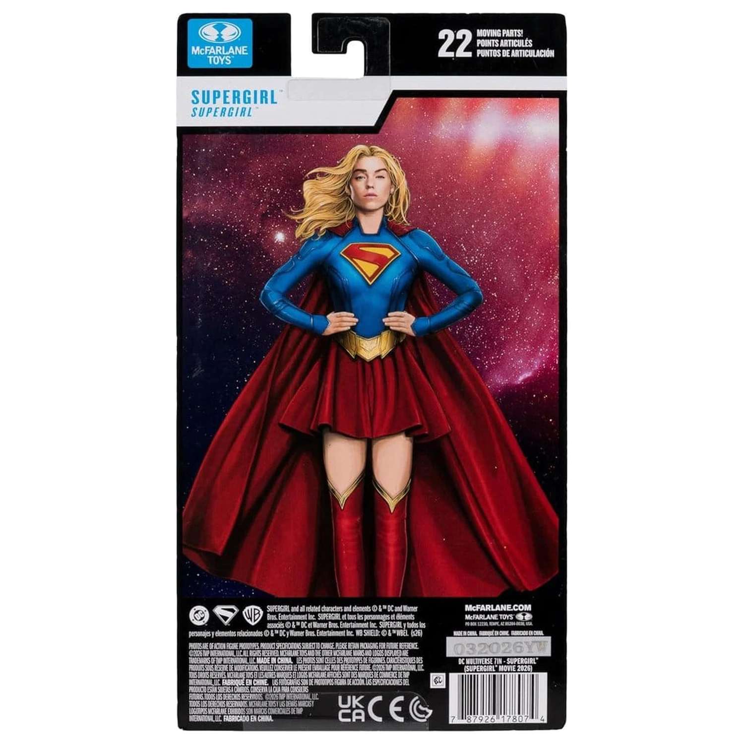 DC Multiverse Figura de acțiune Supergirl (Hero Costume) (Supergirl Movie 2026) 18 cm poza produsului