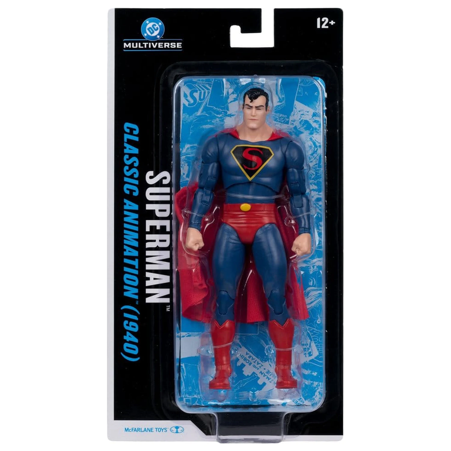 Figurina de actiune DC Multiverse Superman (Classic Animation 1940) 19 cm poza produsului