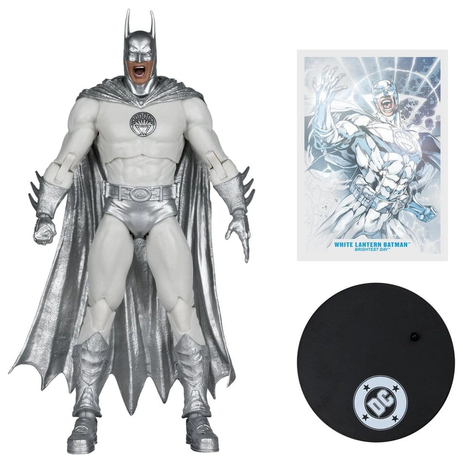DC Multiverse Figurina de actiune White Lantern Batman (Brightest Day) (Red Platinum Edition) 18 cm poza produsului