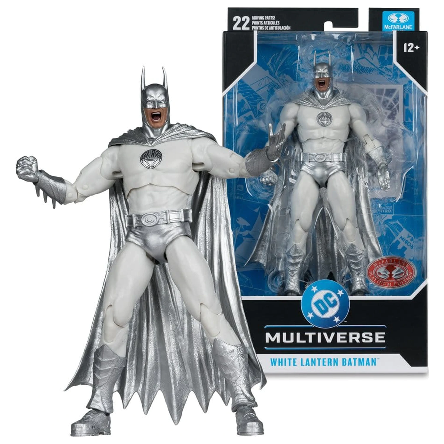 DC Multiverse Figurina de actiune White Lantern Batman (Brightest Day) (Red Platinum Edition) 18 cm poza produsului