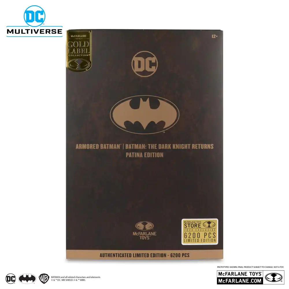 Figurină de acțiune DC Multiverse Armored Batman (Batman: The Dark Knight Returns) Patina Edition (Gold Label) 18 cm poza produsului