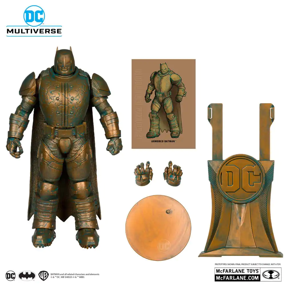 Figurină de acțiune DC Multiverse Armored Batman (Batman: The Dark Knight Returns) Patina Edition (Gold Label) 18 cm poza produsului