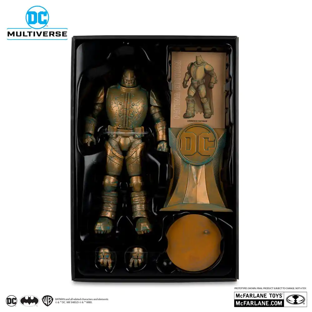 Figurină de acțiune DC Multiverse Armored Batman (Batman: The Dark Knight Returns) Patina Edition (Gold Label) 18 cm poza produsului