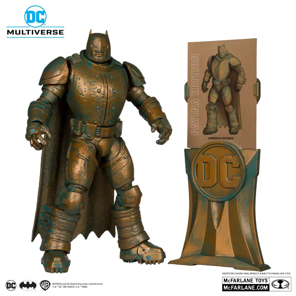 Figurină de acțiune DC Multiverse Armored Batman (Batman: The Dark Knight Returns) Patina Edition (Gold Label) 18 cm poza produsului