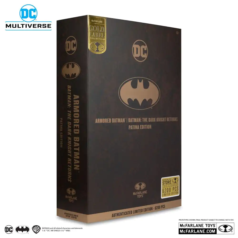 Figurină de acțiune DC Multiverse Armored Batman (Batman: The Dark Knight Returns) Patina Edition (Gold Label) 18 cm poza produsului