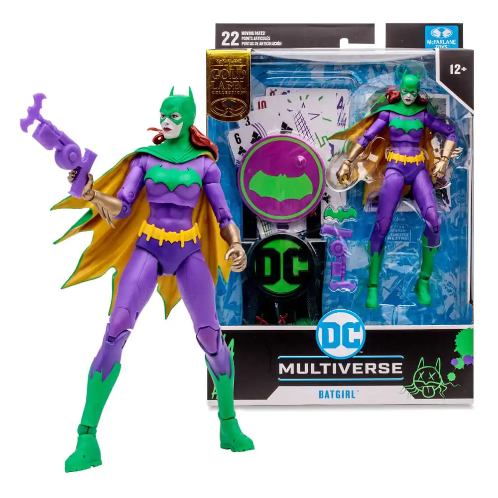 Figurină de acțiune DC Multiverse Batgirl Jokerized (Three Jokers) (Gold Label) 18 cm poza produsului