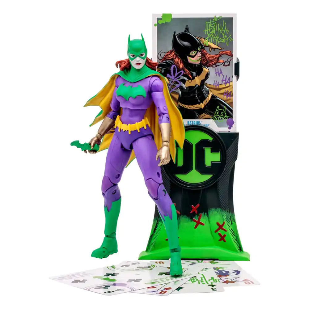 Figurină de acțiune DC Multiverse Batgirl Jokerized (Three Jokers) (Gold Label) 18 cm poza produsului