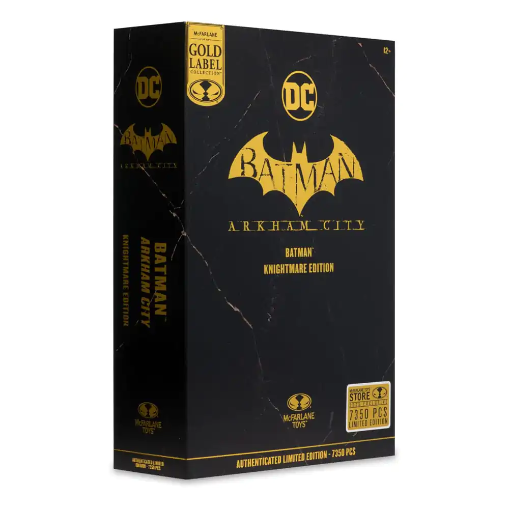 DC Multiverse Figurina de actiune Batman (Arkham City) Knightmare Edition (Gold Label) 19 cm poza produsului