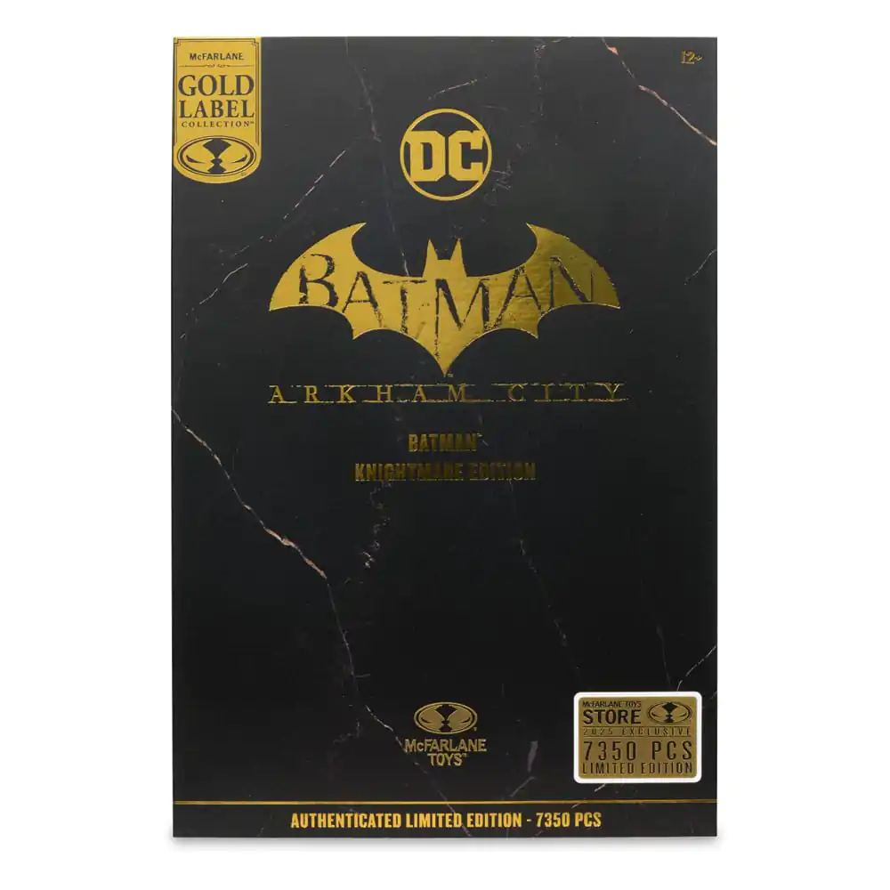 DC Multiverse Figurina de actiune Batman (Arkham City) Knightmare Edition (Gold Label) 19 cm poza produsului