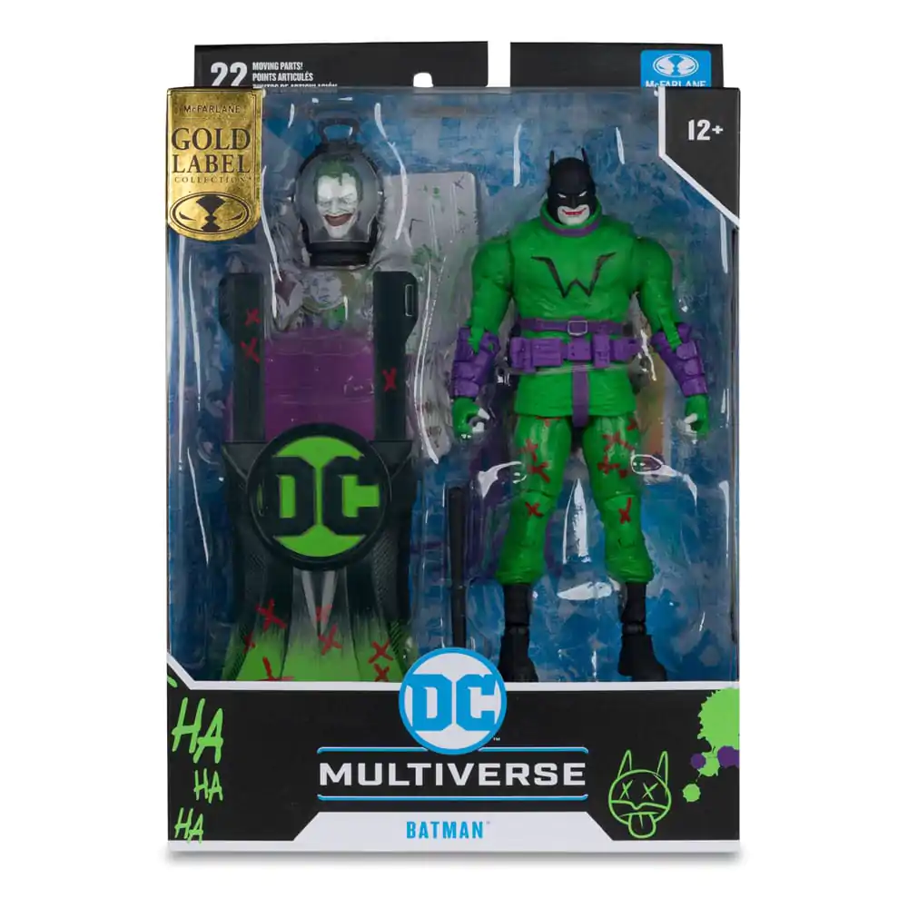 Figurină de acțiune DC Multiverse Batman (Batman: Last Knight on Earth) Jokerized (Gold Label) 18 cm poza produsului