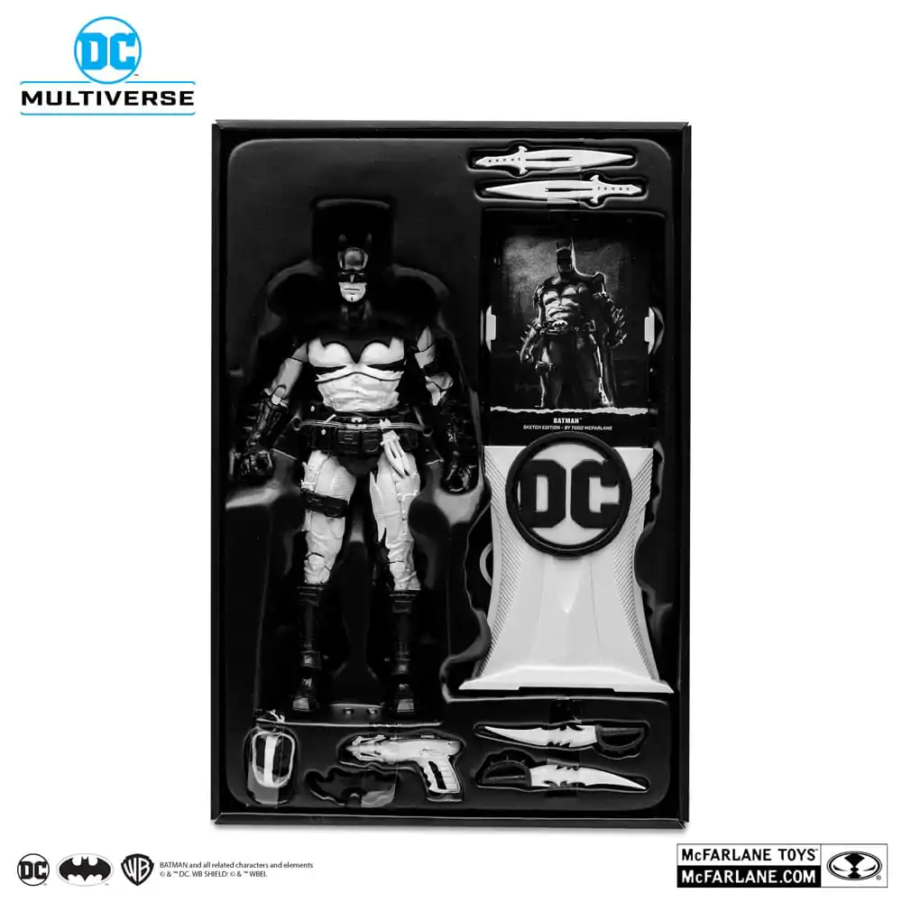 Figurină de acțiune DC Multiverse Batman by Todd McFarlane Sketch Edition (Gold Label) 18 cm poza produsului