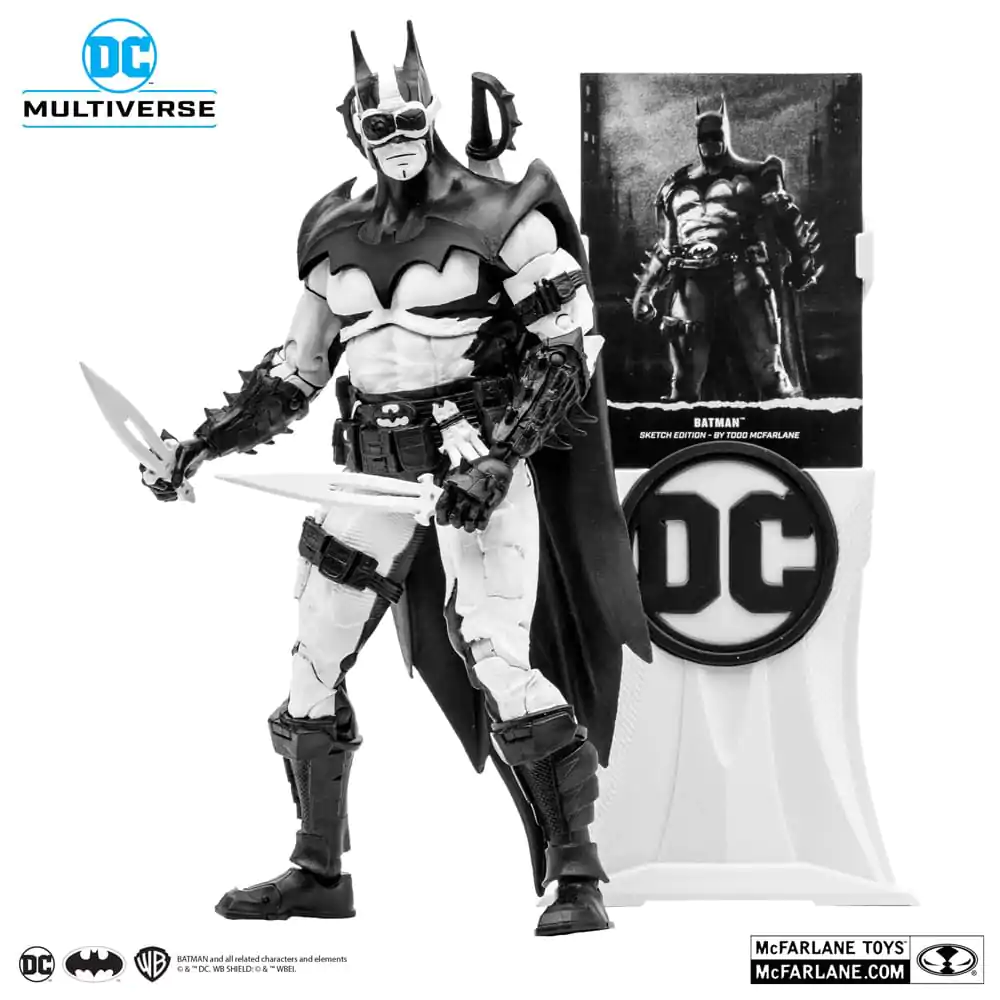 Figurină de acțiune DC Multiverse Batman by Todd McFarlane Sketch Edition (Gold Label) 18 cm poza produsului