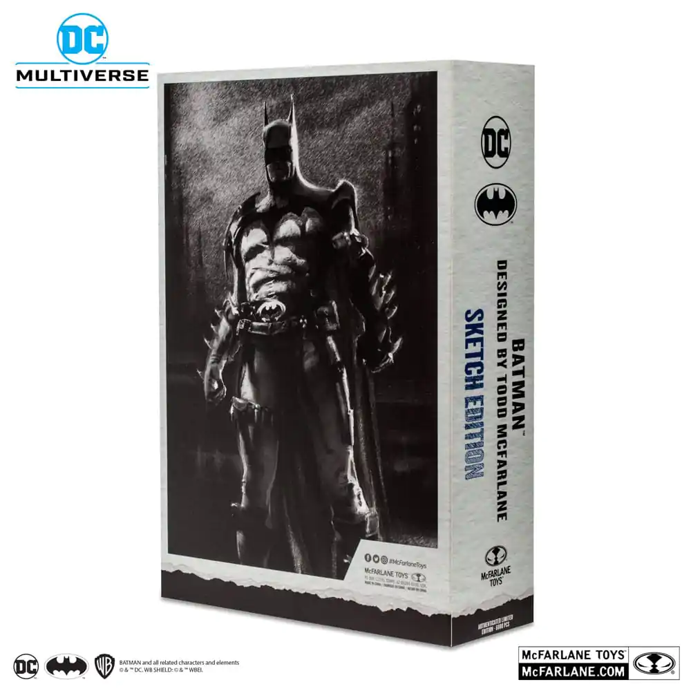 Figurină de acțiune DC Multiverse Batman by Todd McFarlane Sketch Edition (Gold Label) 18 cm poza produsului