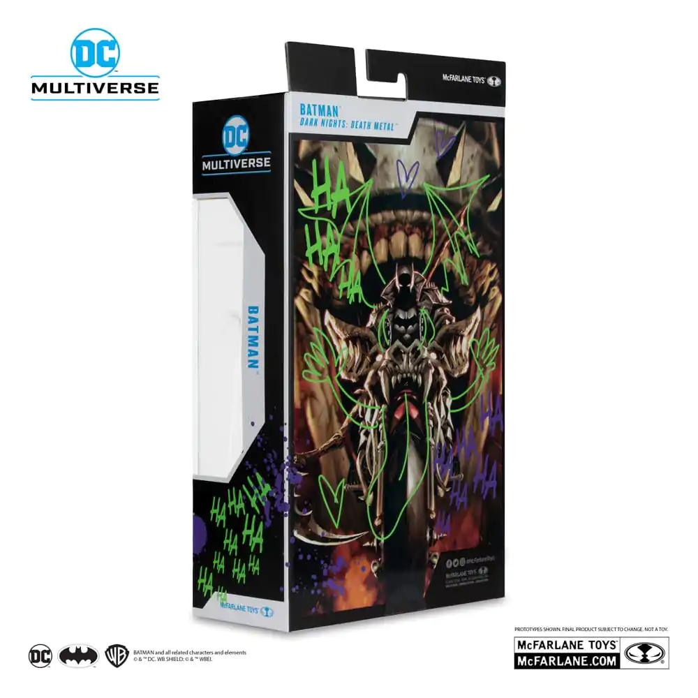 Figurină de acțiune DC Multiverse Batman (Dark Nights: Death Metal) Jokerized (Gold Label) 18 cm poza produsului