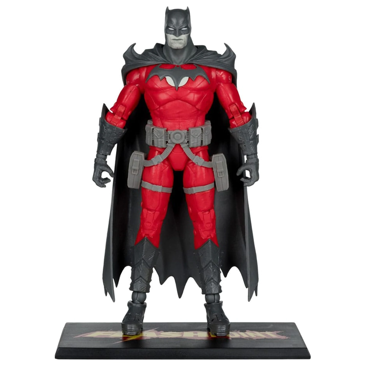 Figurina DC Multiverse Action Figure Batman (Flashpoint) (Black & White Accent Edition) (Gold Label) 18 cm poza produsului