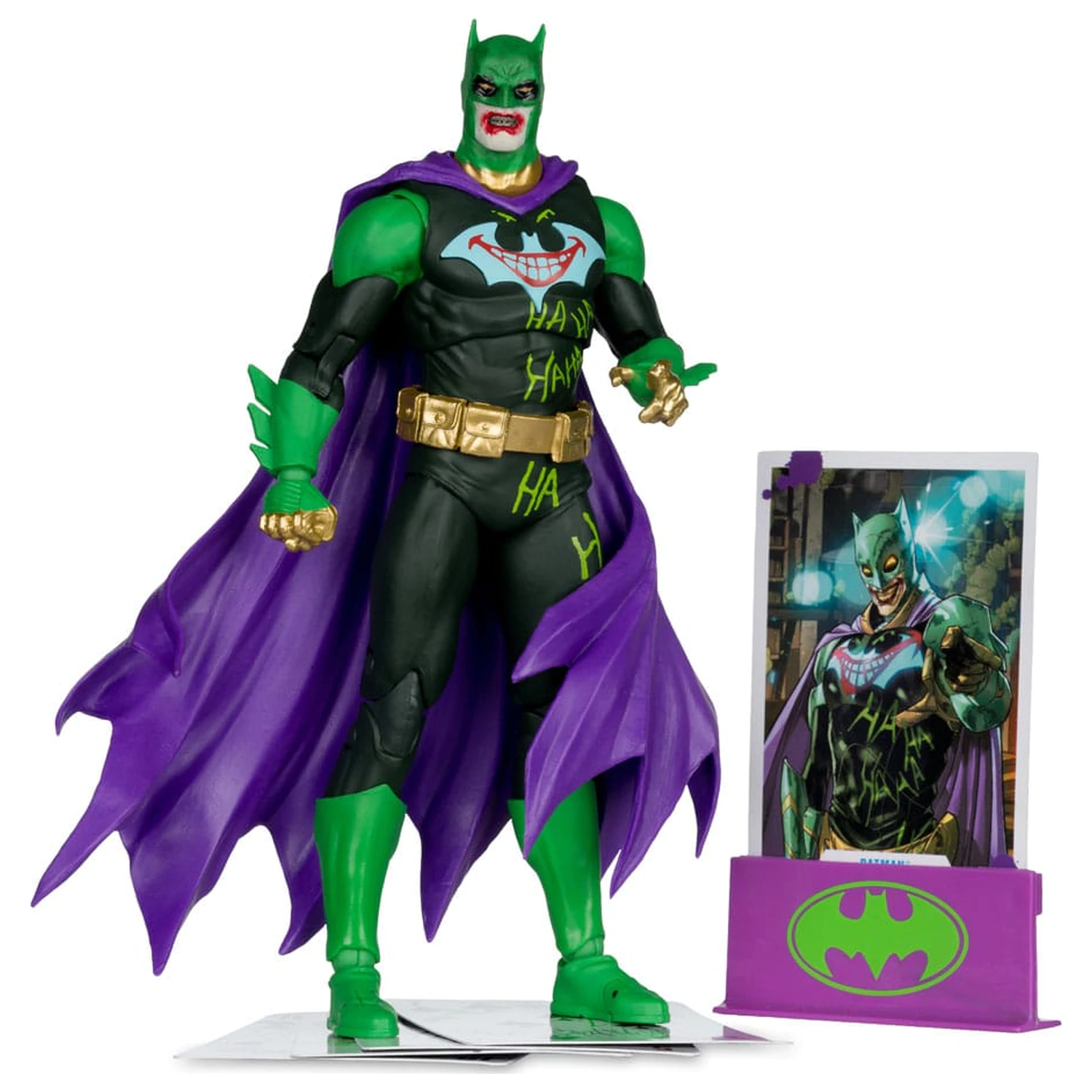 Figurina de acțiune DC Multiverse Batman (Joker War) (Jokerized) (Gold Label) 18 cm poza produsului