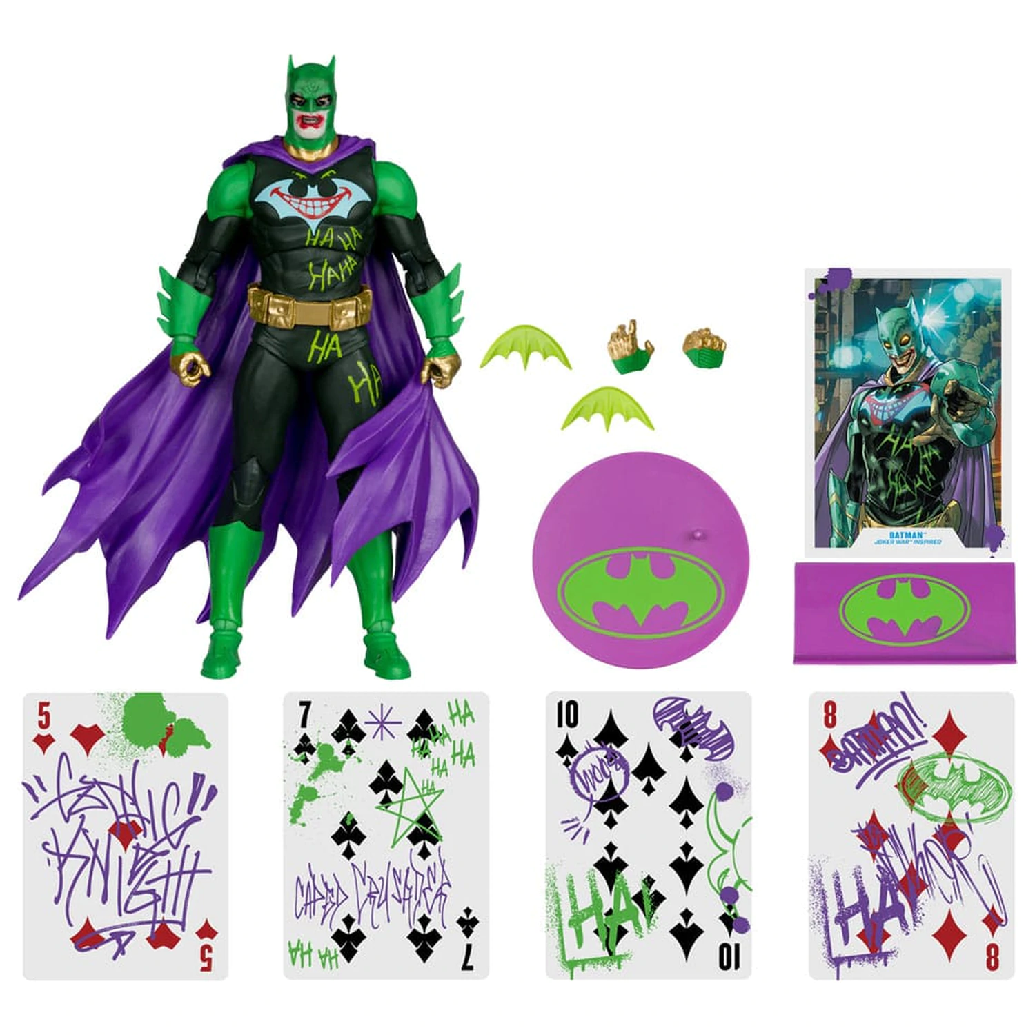 Figurina de acțiune DC Multiverse Batman (Joker War) (Jokerized) (Gold Label) 18 cm poza produsului