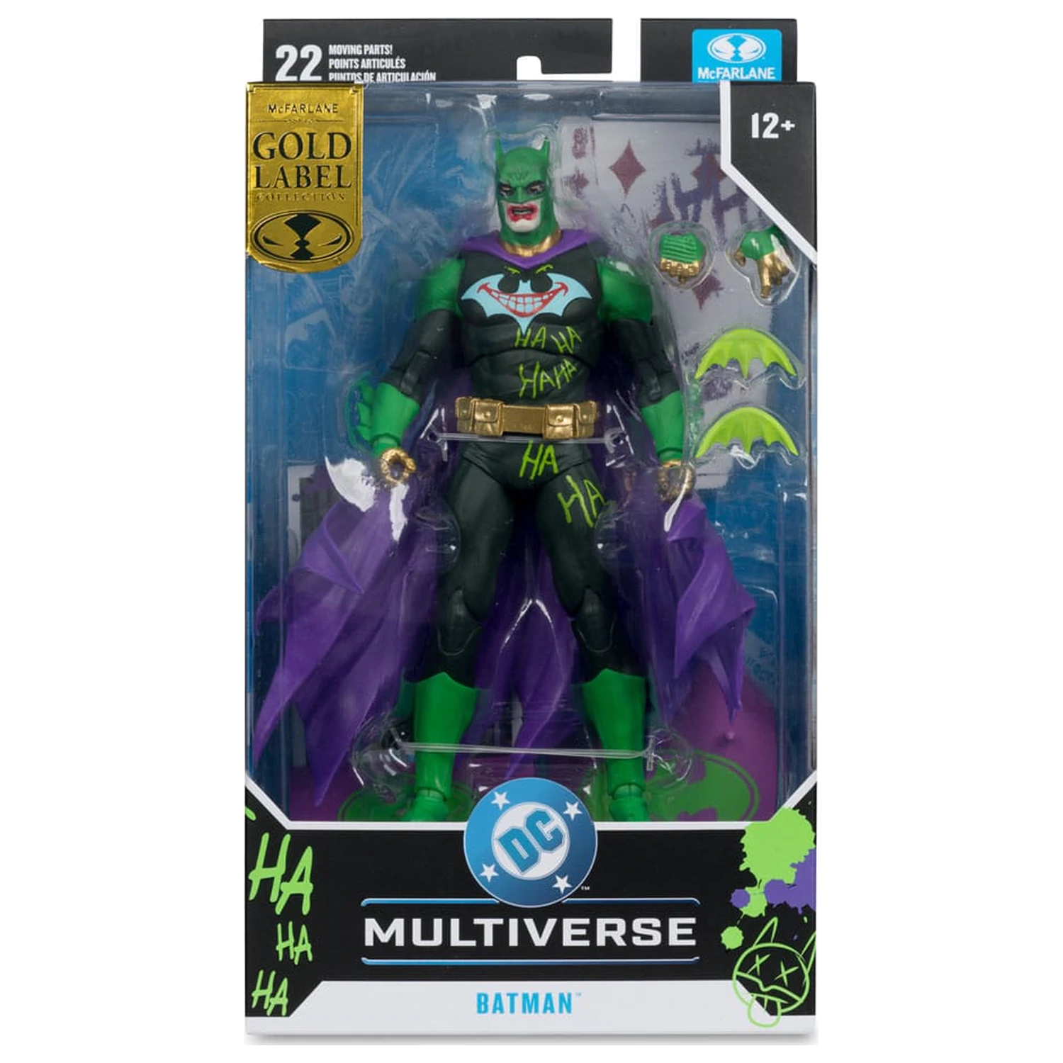 Figurina de acțiune DC Multiverse Batman (Joker War) (Jokerized) (Gold Label) 18 cm poza produsului