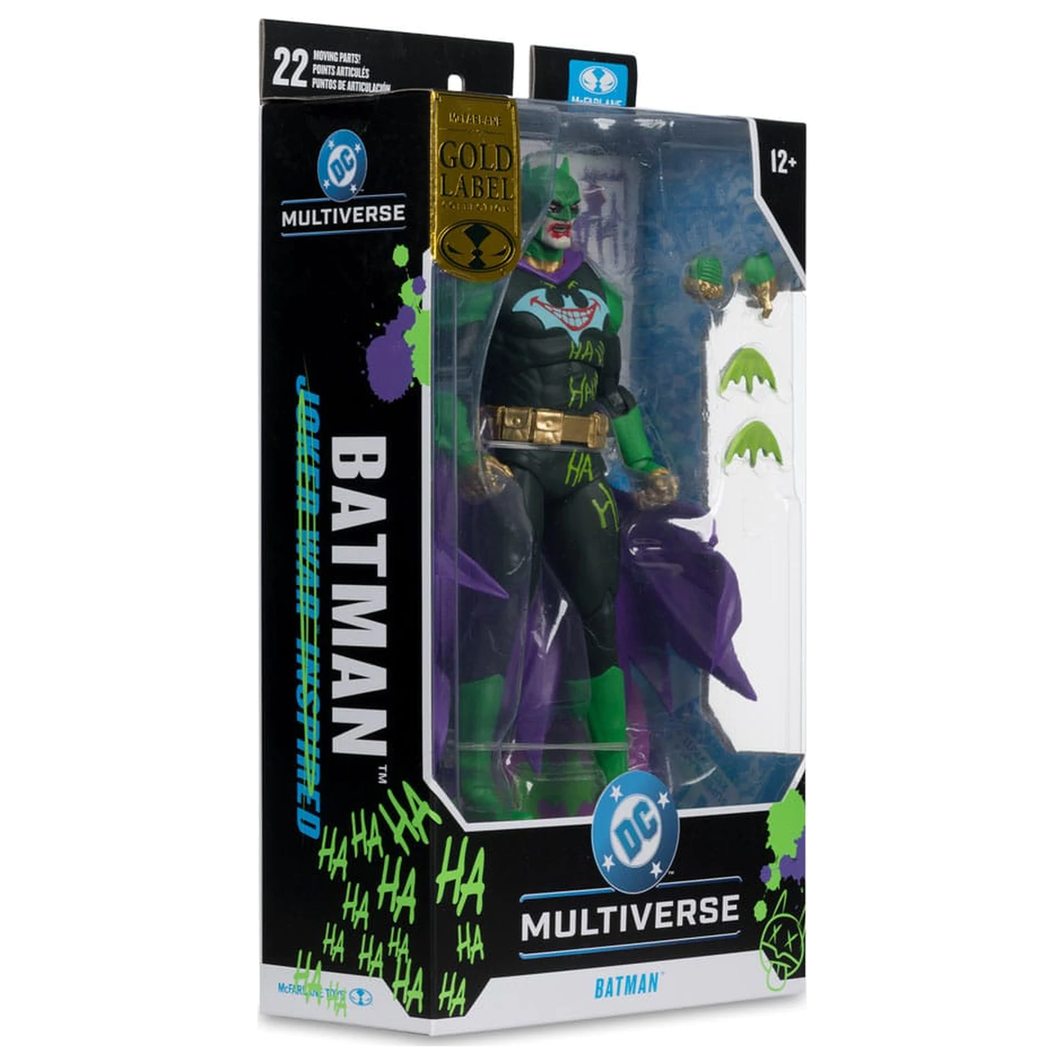 Figurina de acțiune DC Multiverse Batman (Joker War) (Jokerized) (Gold Label) 18 cm poza produsului