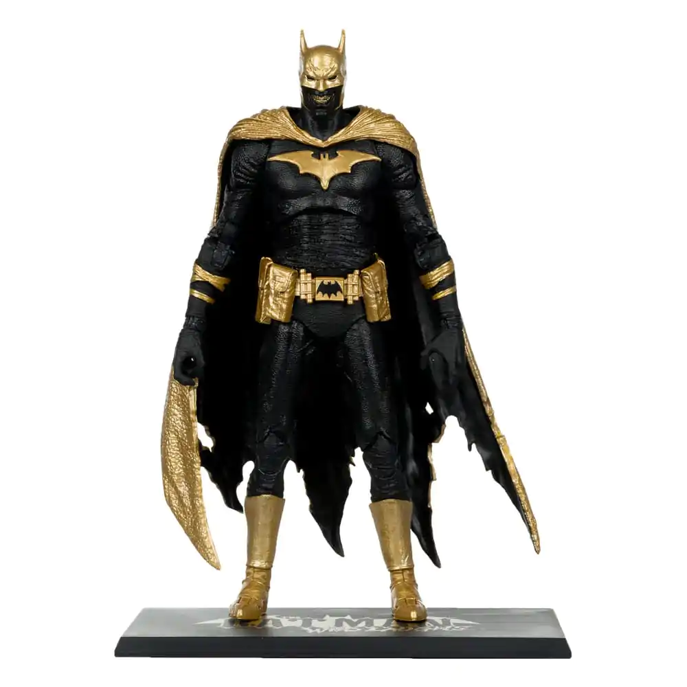 Figurină de acțiune DC Multiverse Batman of Earth-22 Infected (Dark Metal) Knightmare Edition (Gold Label) 18 cm poza produsului