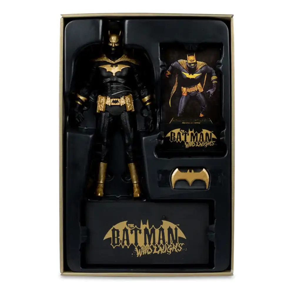 Figurină de acțiune DC Multiverse Batman of Earth-22 Infected (Dark Metal) Knightmare Edition (Gold Label) 18 cm poza produsului