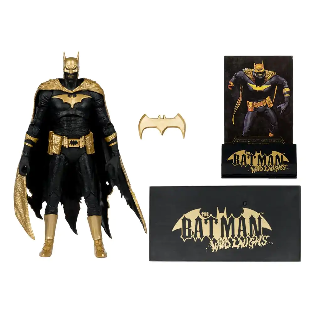 Figurină de acțiune DC Multiverse Batman of Earth-22 Infected (Dark Metal) Knightmare Edition (Gold Label) 18 cm poza produsului