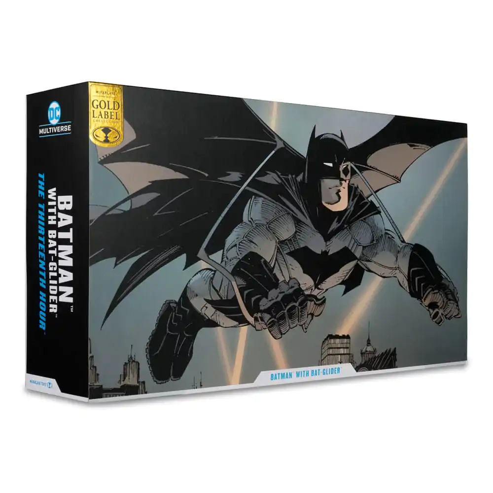 Figurină de acțiune DC Multiverse Batman cu Bat-Planor (The Thirteenth Hour) (Gold Label) 18 cm poza produsului