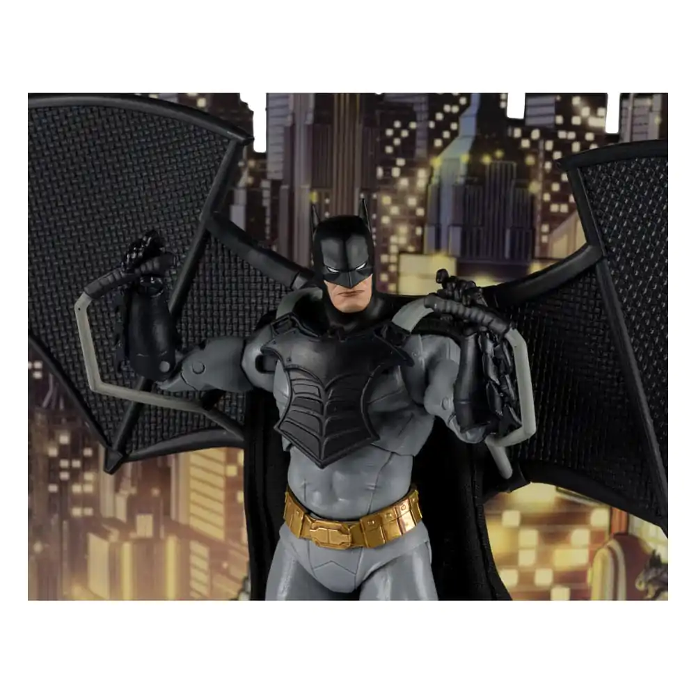 Figurină de acțiune DC Multiverse Batman cu Bat-Planor (The Thirteenth Hour) (Gold Label) 18 cm poza produsului