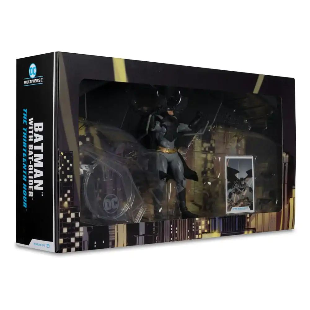 Figurină de acțiune DC Multiverse Batman cu Bat-Planor (The Thirteenth Hour) (Gold Label) 18 cm poza produsului