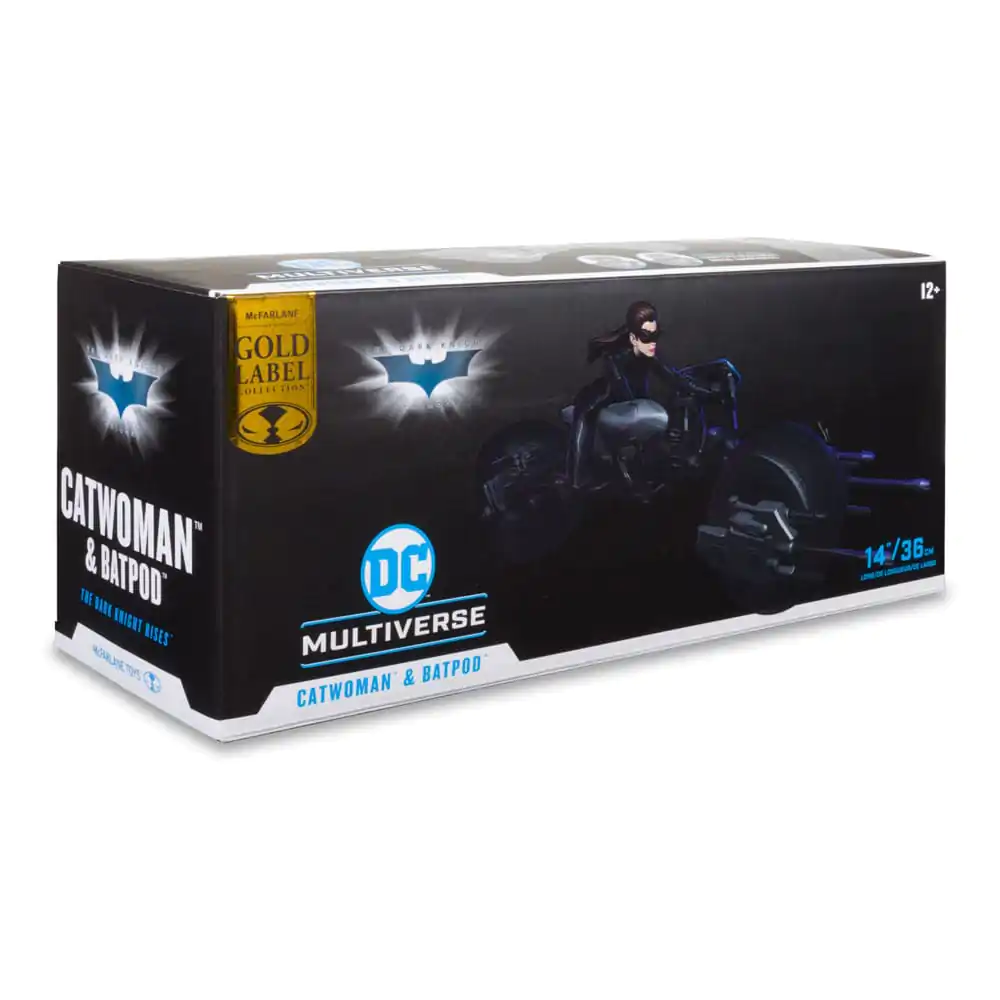 DC Multiverse Vehicul Batpod cu Catwoman (The Dark Knight Rises) poza produsului