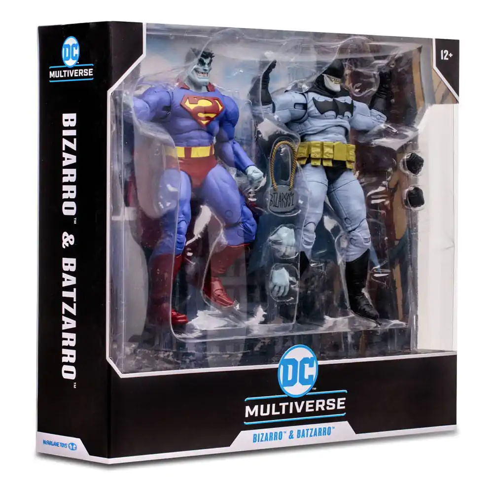 Figurină de acțiune DC Multiverse 2-Pack Bizarro & Batzarro 18 cm poza produsului