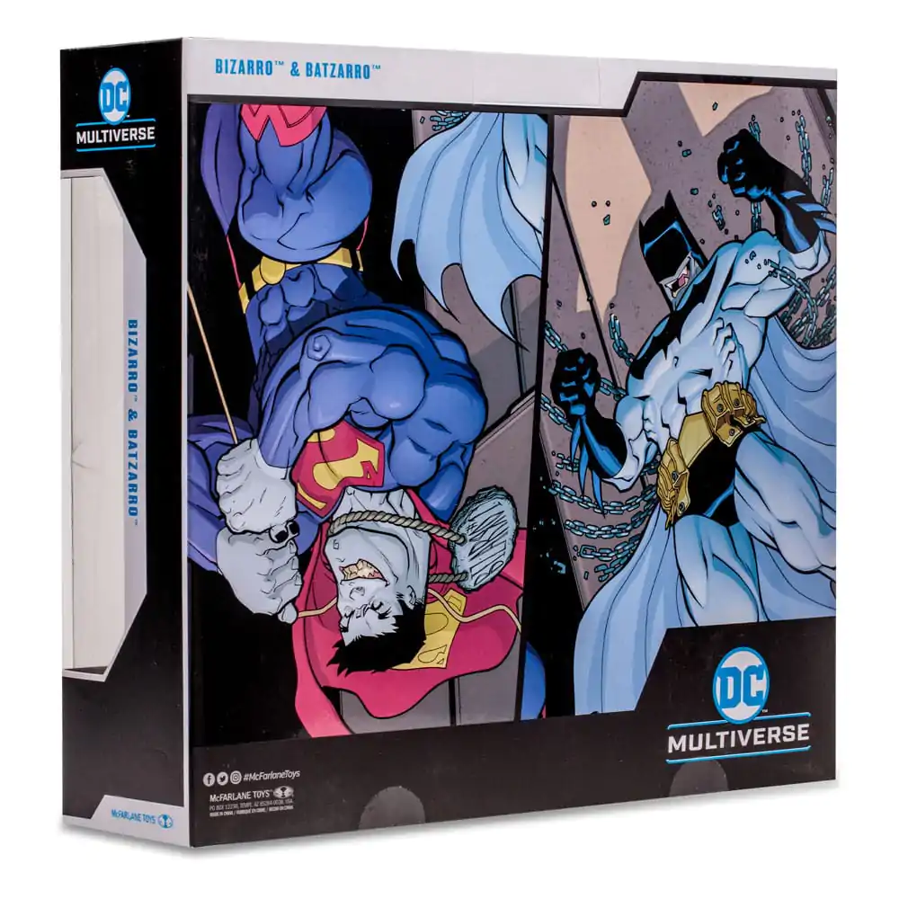 Figurină de acțiune DC Multiverse 2-Pack Bizarro & Batzarro 18 cm poza produsului