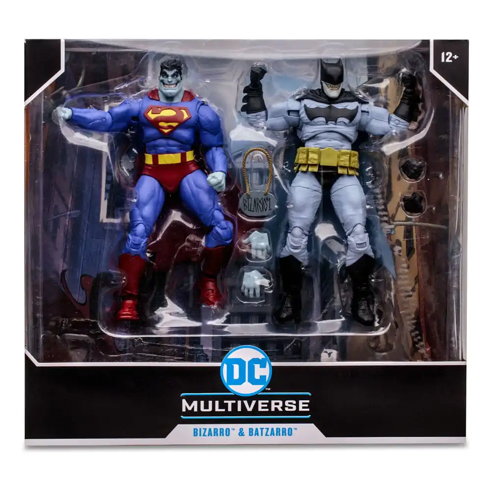 Figurină de acțiune DC Multiverse 2-Pack Bizarro & Batzarro 18 cm poza produsului