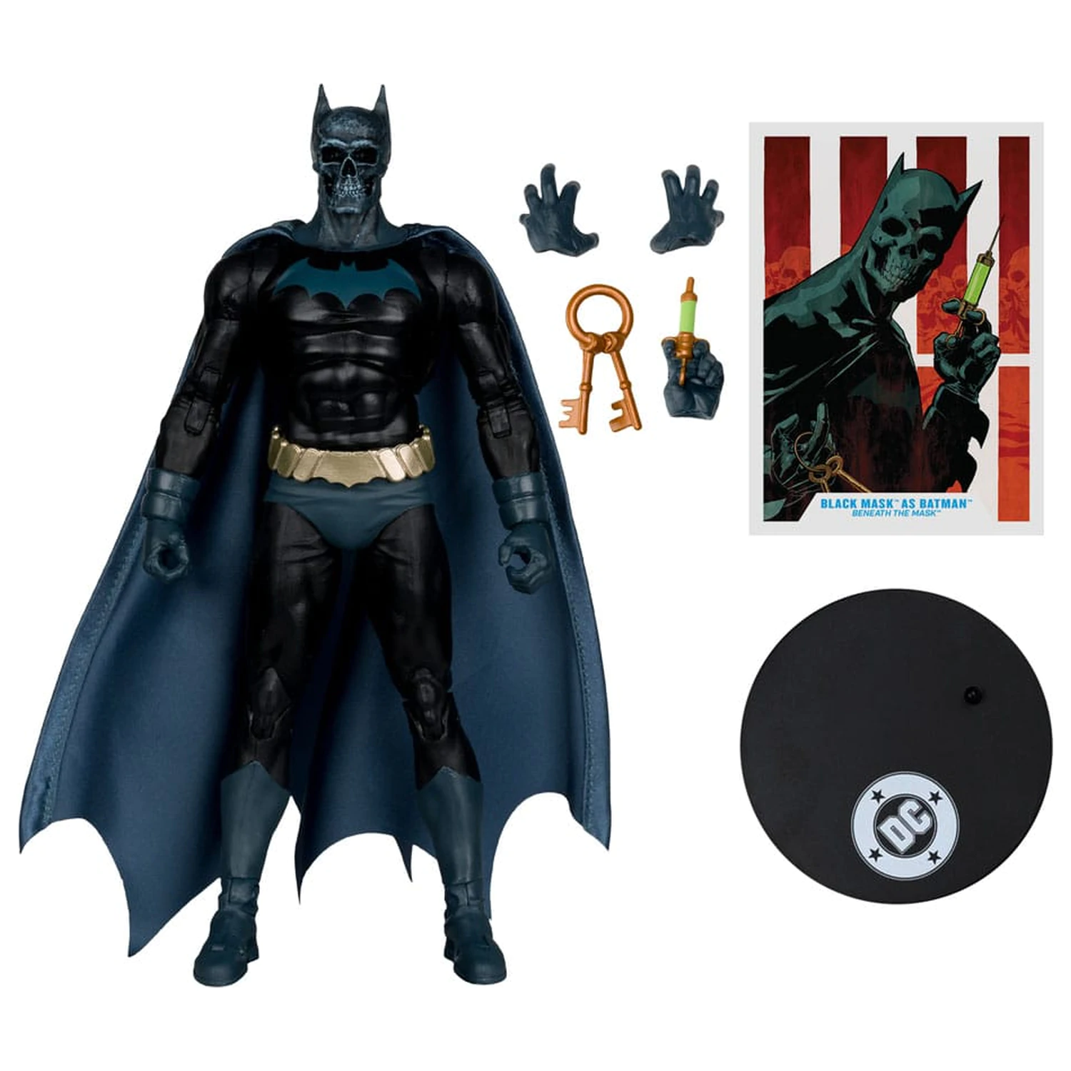 DC Multiverse Figurina de actiune Black Mask as Batman (Beneath the Mask) 18 cm poza produsului
