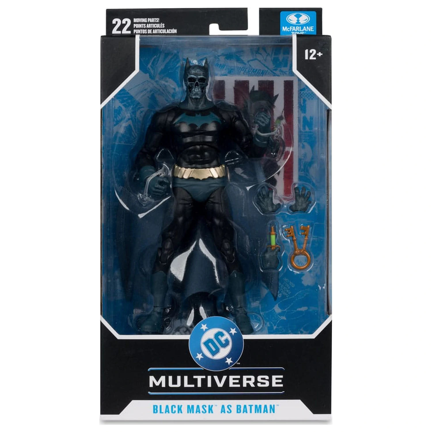 DC Multiverse Figurina de actiune Black Mask as Batman (Beneath the Mask) 18 cm poza produsului