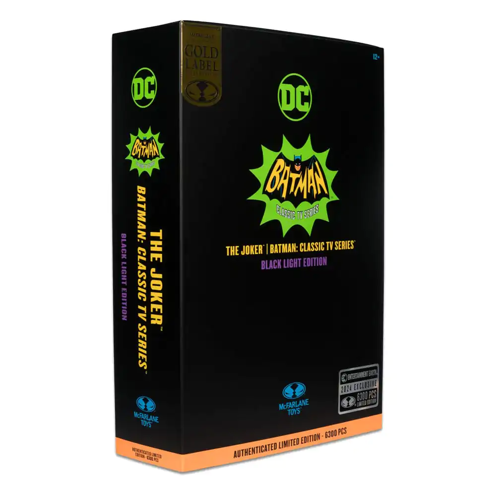 Figurină de acțiune DC Multiverse BM66 The Joker (Black Light) (Gold Label) 18 cm poza produsului