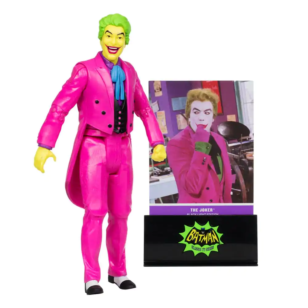 Figurină de acțiune DC Multiverse BM66 The Joker (Black Light) (Gold Label) 18 cm poza produsului