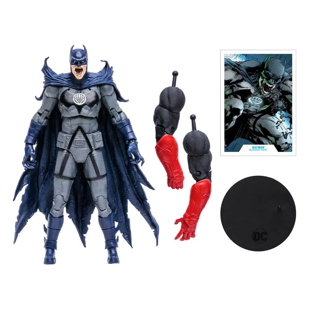 DC Multiverse Figurina de Acțiune Construiește-o pe o Batman (Blackest Night) 18 cm poza produsului