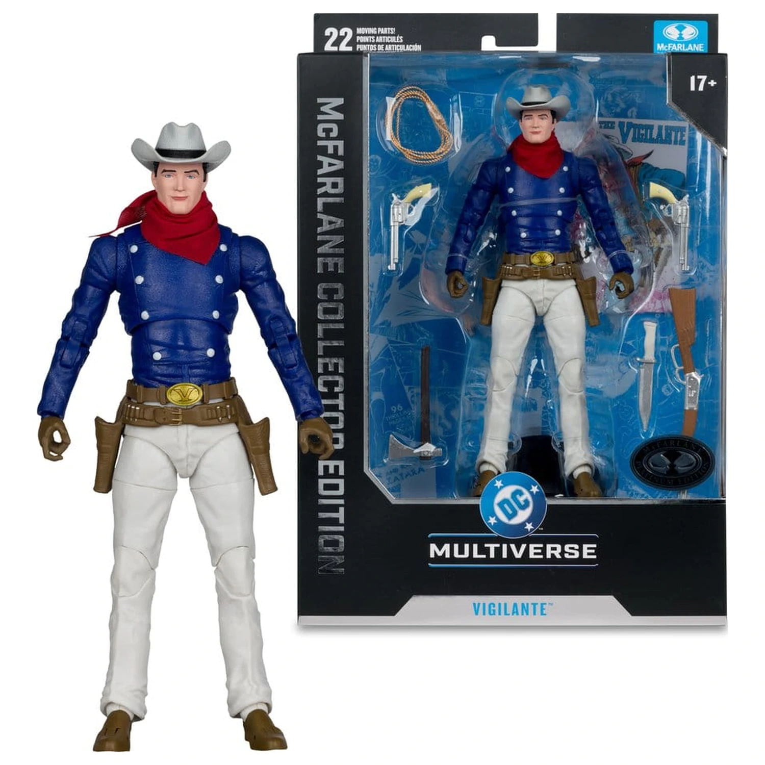 DC Multiverse Collector Edition Figura de actiune Vigilante (All Star Squadron) (Collector Edition #56) 18 cm poza produsului