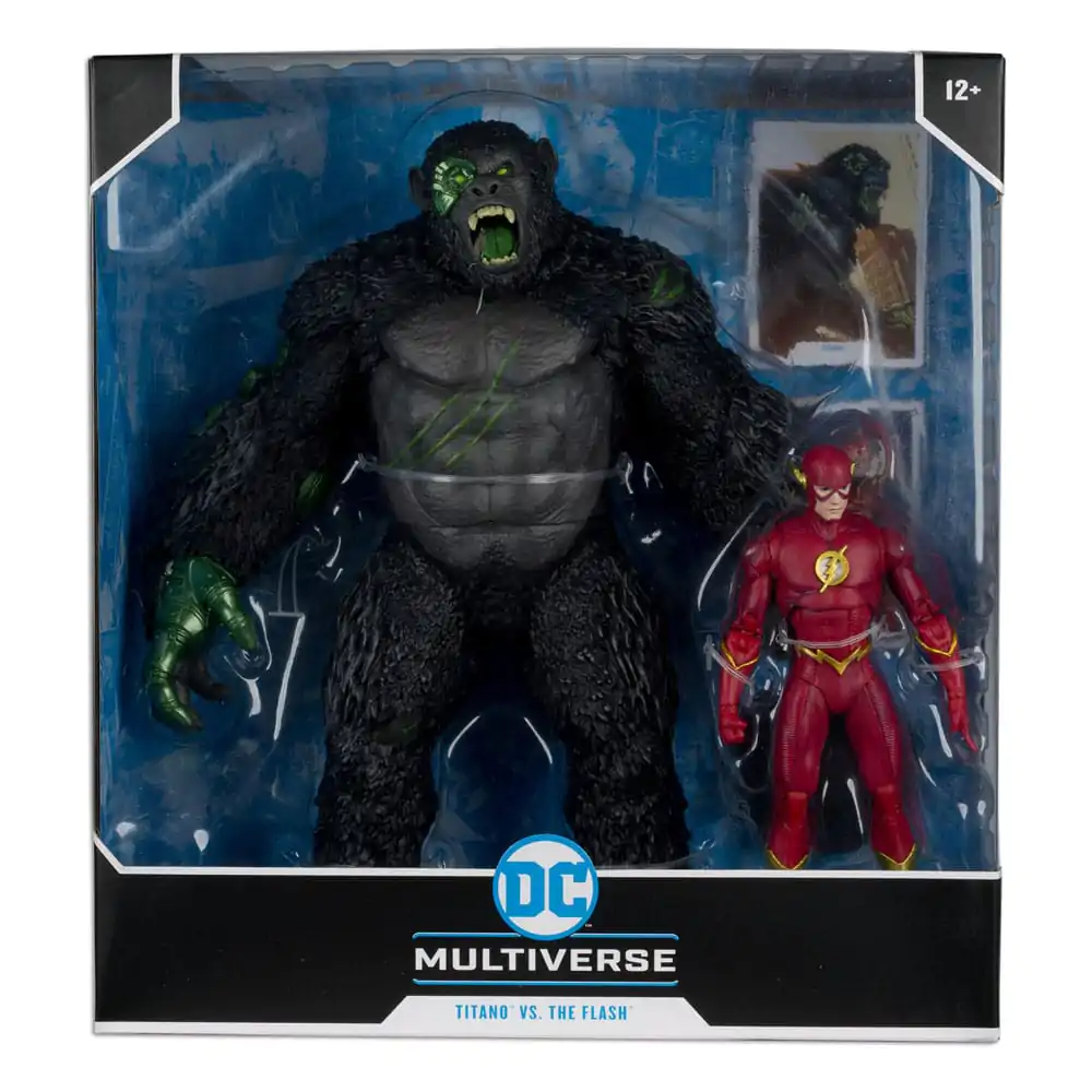 Figurină de acțiune DC Multiverse 2-Pack Flash vs. Titano 18 cm poza produsului