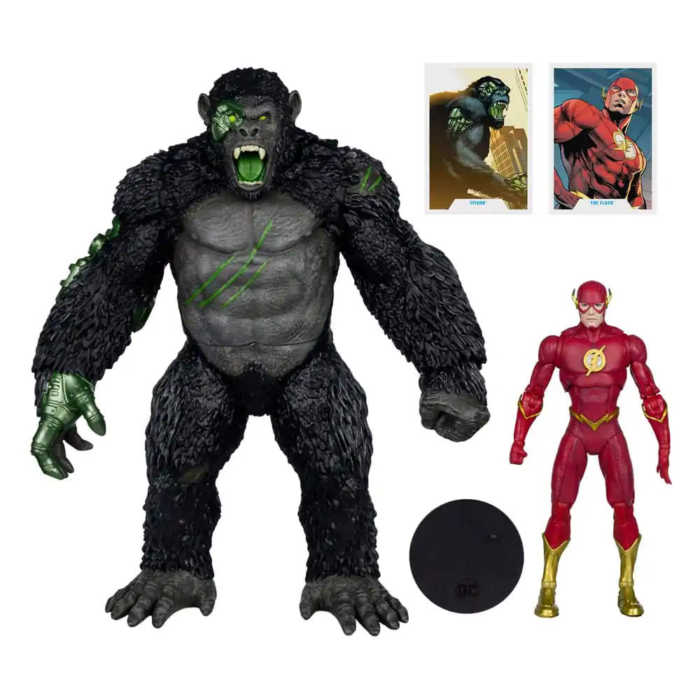 Figurină de acțiune DC Multiverse 2-Pack Flash vs. Titano 18 cm poza produsului