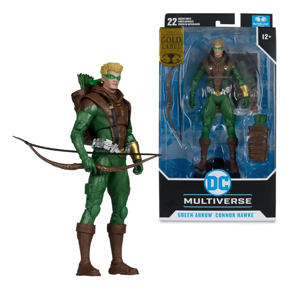 Figurină de acțiune DC Multiverse Green Arrow (Gold Label) 18 cm poza produsului