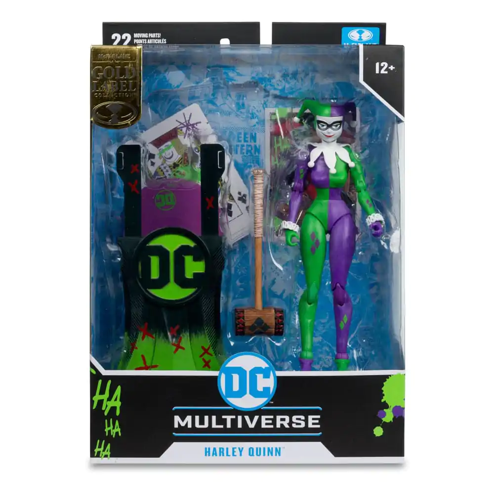 Figurină de acțiune DC Multiverse Harley Quinn (DC Classic) Jokerized (Gold Label) 18 cm poza produsului