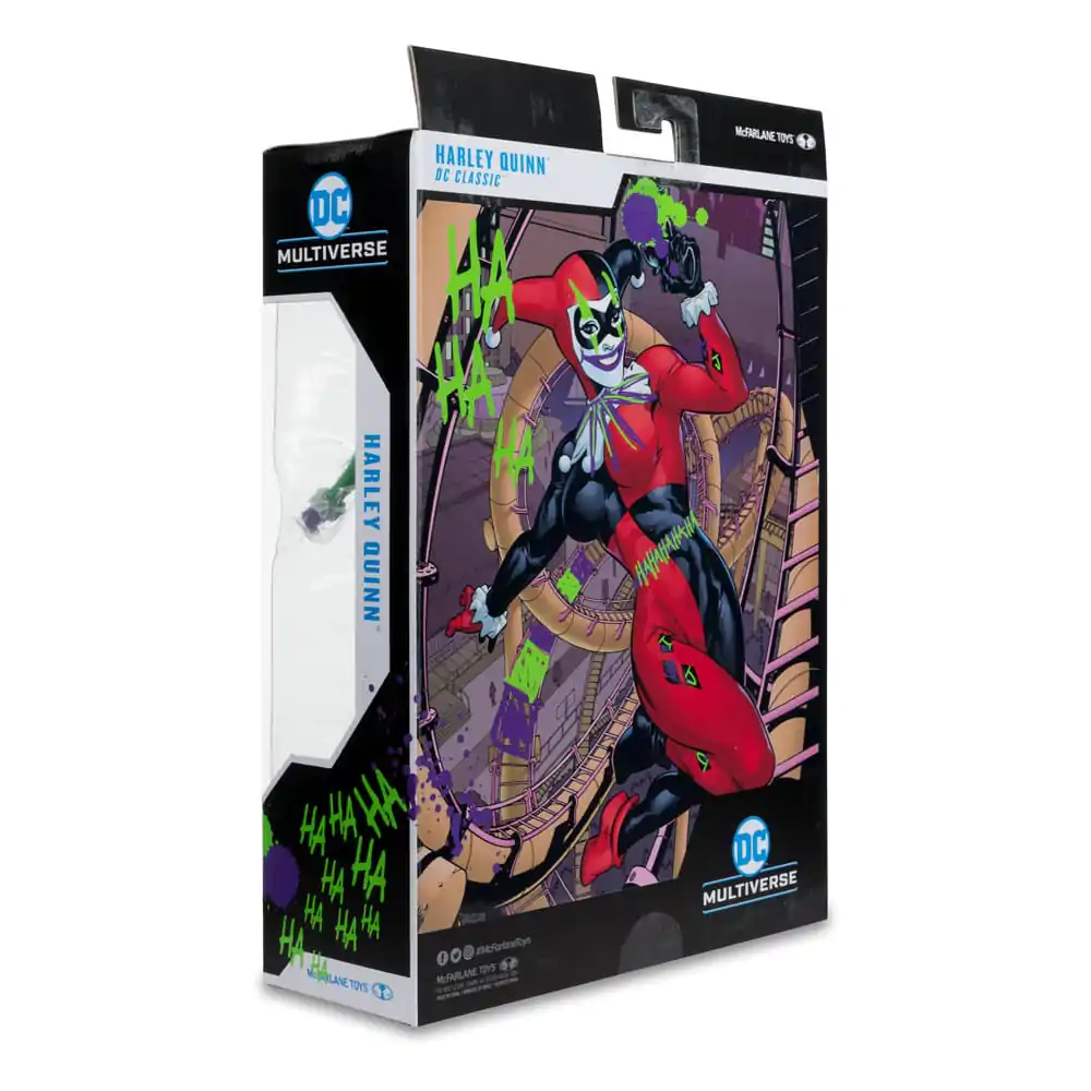 Figurină de acțiune DC Multiverse Harley Quinn (DC Classic) Jokerized (Gold Label) 18 cm poza produsului