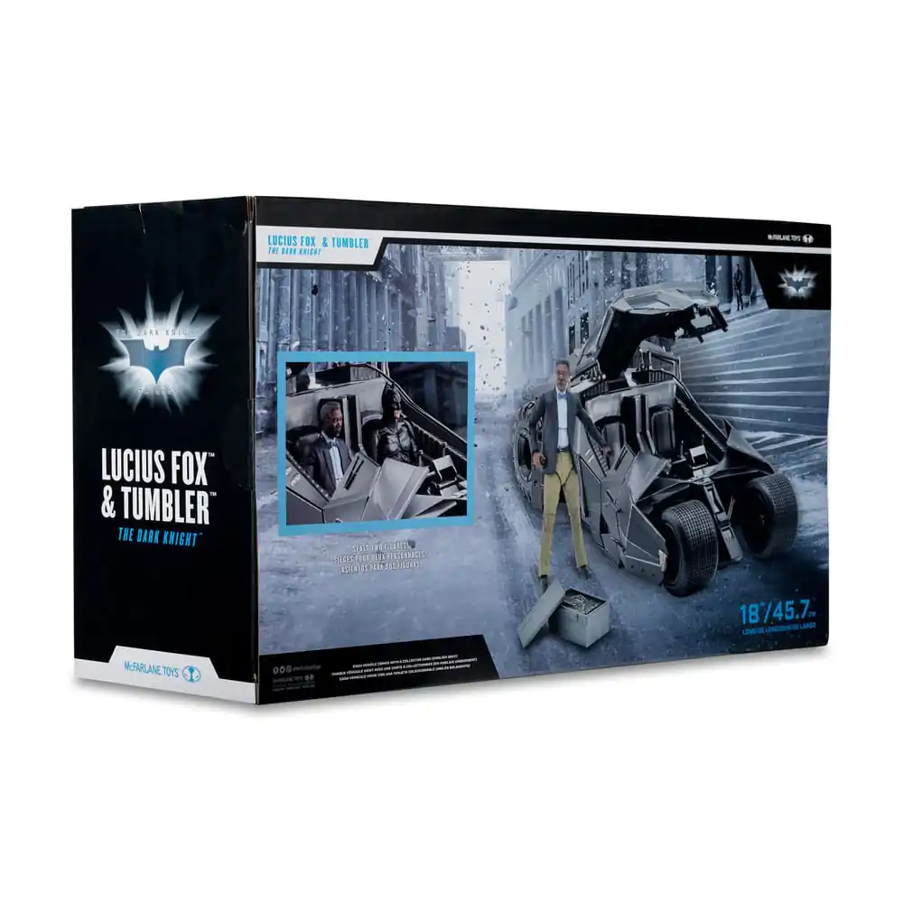 DC Multiverse Vehicul Tumbler cu Lucuis Fox (The Dark Knight) (Gold Label) poza produsului