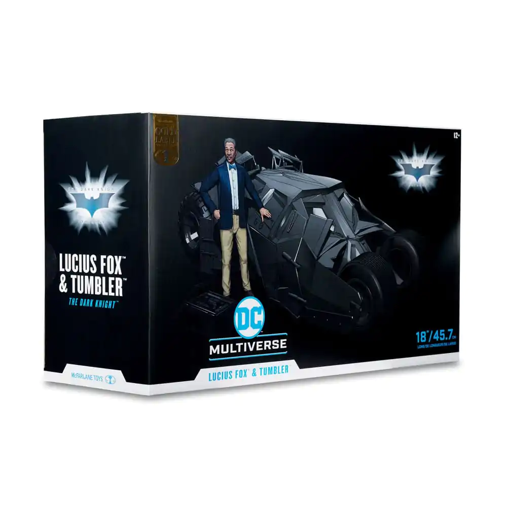 DC Multiverse Vehicul Tumbler cu Lucuis Fox (The Dark Knight) (Gold Label) poza produsului