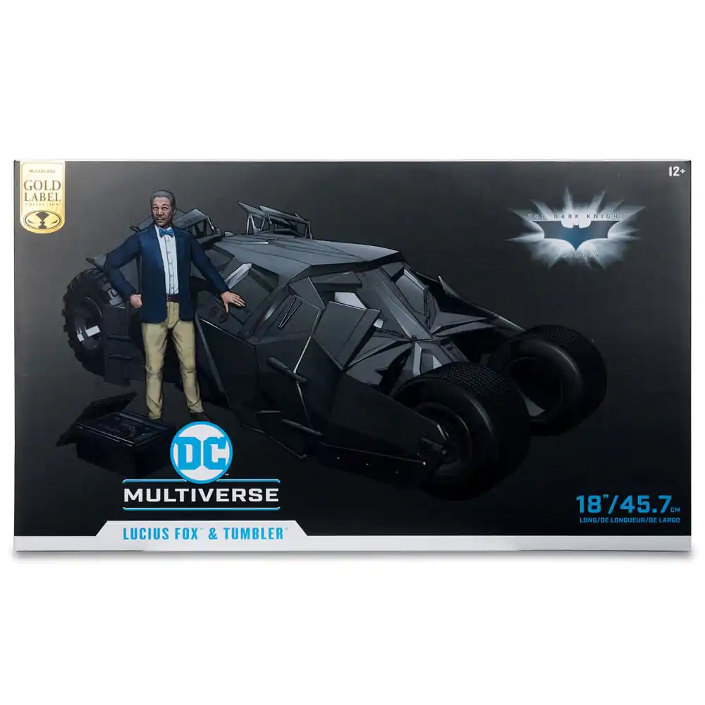 DC Multiverse Vehicul Tumbler cu Lucuis Fox (The Dark Knight) (Gold Label) poza produsului