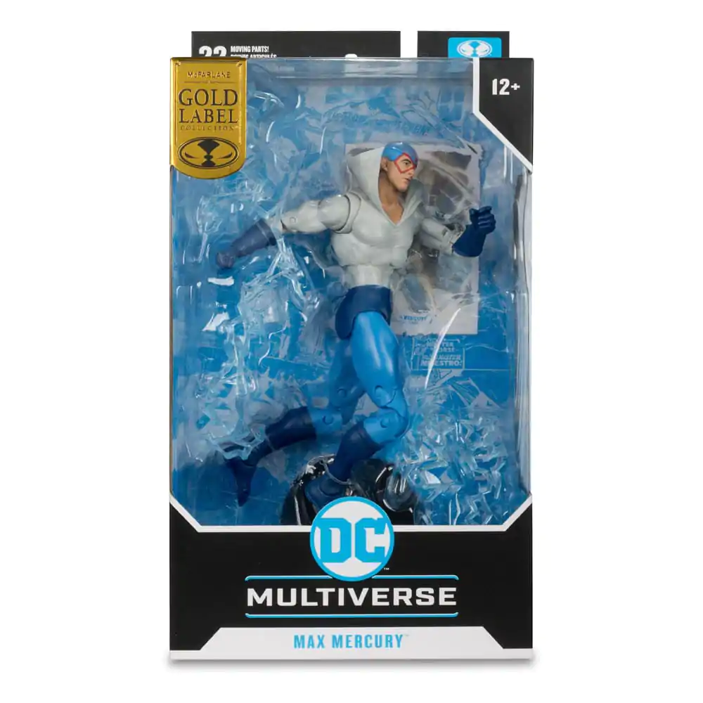 Figurină de acțiune DC Multiverse Max Mercury (The Flash) Gold Label 18 cm poza produsului