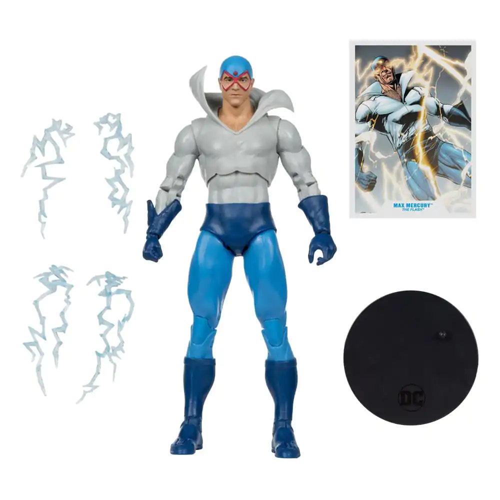 Figurină de acțiune DC Multiverse Max Mercury (The Flash) Gold Label 18 cm poza produsului