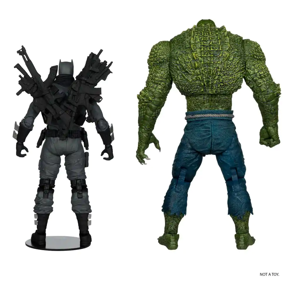 DC Multiverse McFarlane Collector Edition Figurina de acțiune 2-Pack #03 Batman vs. Killer Croc 18 cm poza produsului